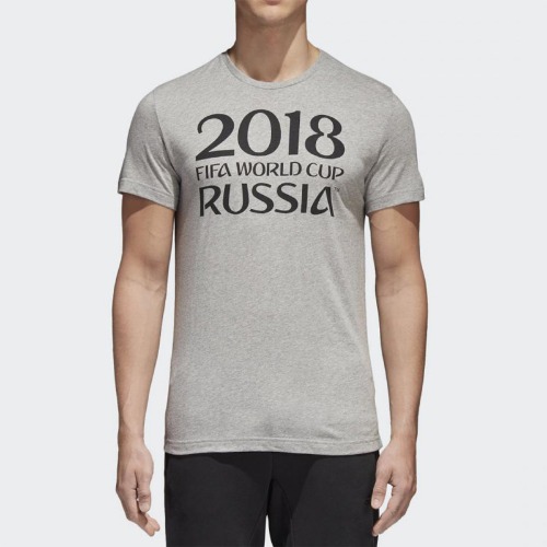 국내당일발송 아디다스 러시아 월드컵 로고 반팔 티셔츠 CW2083